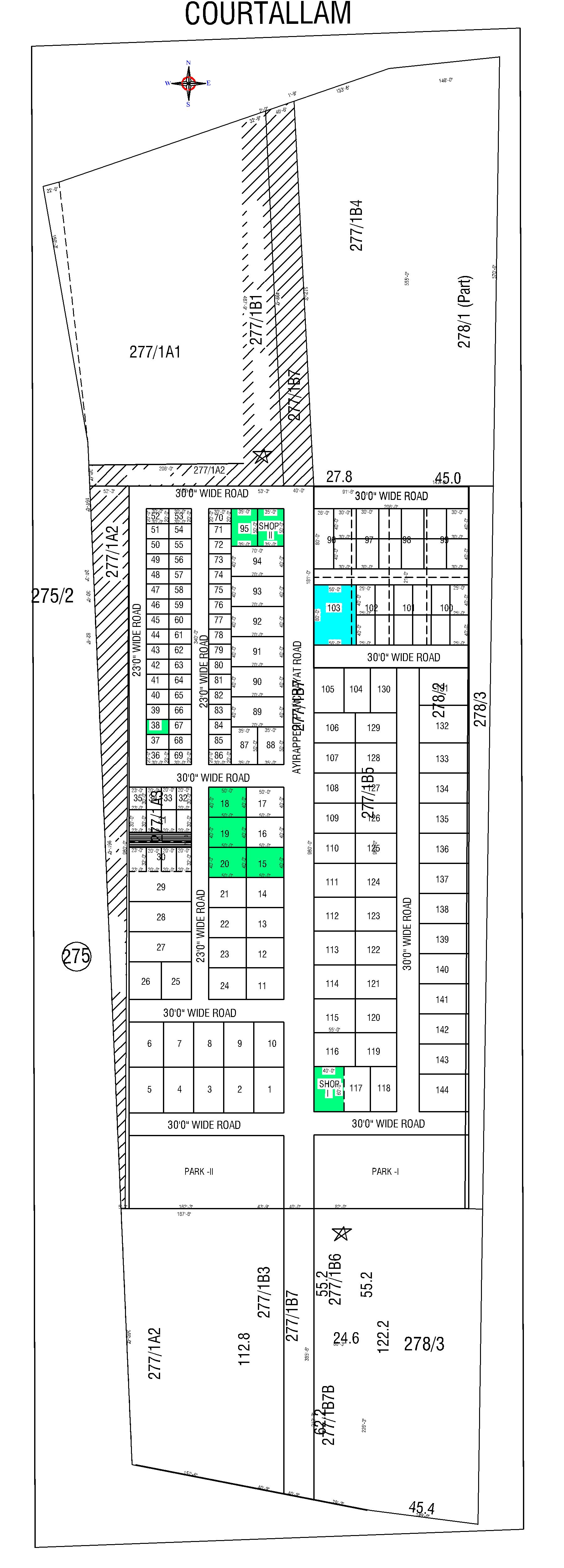Real Estate Plot Map